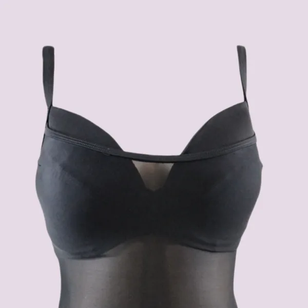 Rock Club Swimsuit Γυναικείο Ολόσωμο  Μαγιό μαύρο διαφάνεια BP4023