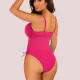 Self Γυναικείο Strapless Ολόσωμο για Μεγάλο Στήθος Φούξια με Σούρες S1092V1 Luxury Swimwear 2024 Self Γυναικείο Strapless Ολόσωμο για Μεγάλο Στήθος Φούξια με Σούρες S1092V1 Luxury Swimwear 2024