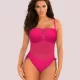 Self Γυναικείο Strapless Ολόσωμο για Μεγάλο Στήθος Φούξια με Σούρες S1092V1 Luxury Swimwear 2024 Self Γυναικείο Strapless Ολόσωμο για Μεγάλο Στήθος Φούξια με Σούρες S1092V1 Luxury Swimwear 2024
