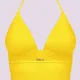 Self  Luxury Swimwear Γυναικείο Ολόσωμο κίτρινο  μαγιό με ενίσχυση στο  ντεκολτέ  Sunny S1026N22-2