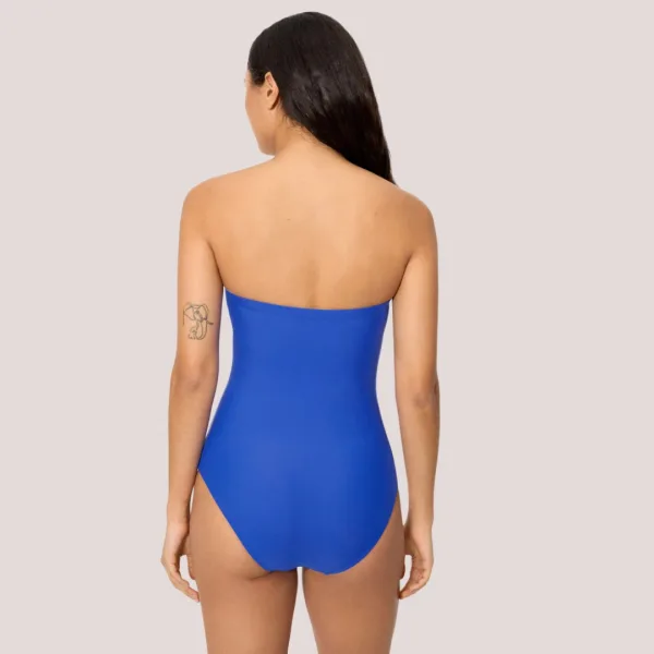 Ysabel Mora Γυναικείο Μαγιό Ολόσωμο strapless με αποσπόμενες τιράντες Tropical διάφορα χρώματα Multicolour One piece 83405