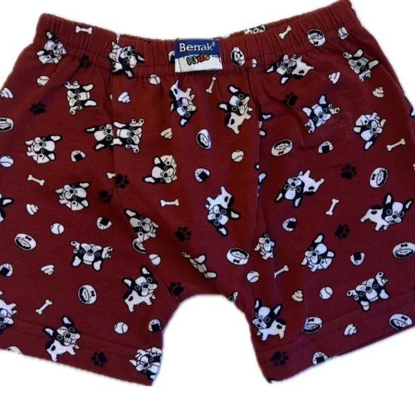 Berrak Kids Βαμβακερό Εσώρουχο Μποξεράκι για Αγόρια 5506 Dogs