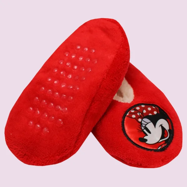 Disney Minnie Mouse Παιδικές κοριτσίστικες κλειστές παντόφλες κόκκινες 900684 Disney Minnie Mouse Παιδικές κοριτσίστικες κλειστές παντόφλες κόκκινες 900684