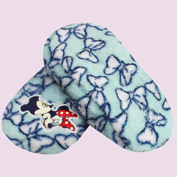 Disney Minnie Mouse Παιδικές κοριτσίστικες κλειστές παντόφλες μπλέ 900844 Disney Minnie Mouse Παιδικές κοριτσίστικες κλειστές παντόφλες μπλέ 900844
