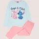 Disney Classics Παιδική Βαμβακερή Πιτζάμα με ήρωες Angel & Stitch Μπλε Ροζ 40281 Disney Classics Παιδική Βαμβακερή Πιτζάμα με ήρωες Angel & Stitch Μπλε Ροζ 40281