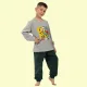 Nina Club αγορίστικη βαμβακερή πιτζάμα fashion με σχέδιο Dino δεινόσαραυρος Γκρί μπλούζα χακί παντελόνι NC26141