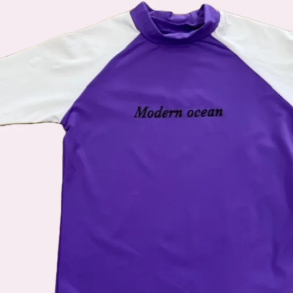 Modern Ocean Παιδικές μακρυμάνικες μπλούζες θαλάσσης για προστασία απο τον ήλιο UV50 για Παιδιά 50112 Μωβ Λευκό Modern Ocean Παιδικές μακρυμάνικες μπλούζες θαλάσσης για προστασία απο τον ήλιο UV50 για Παιδιά 50112 Μωβ Λευκό