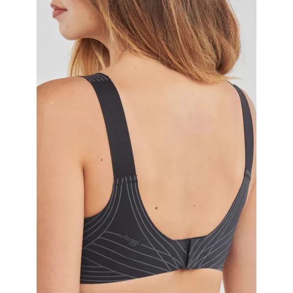 Sloggi ZERO Feel Invisible Bralette Γυναικείο Αθλητικό Μπουστάκι Μαύρο 10211262 0004/04 Sloggi ZERO Feel Invisible Bralette Γυναικείο Αθλητικό Μπουστάκι Μαύρο 10211262 0004/04