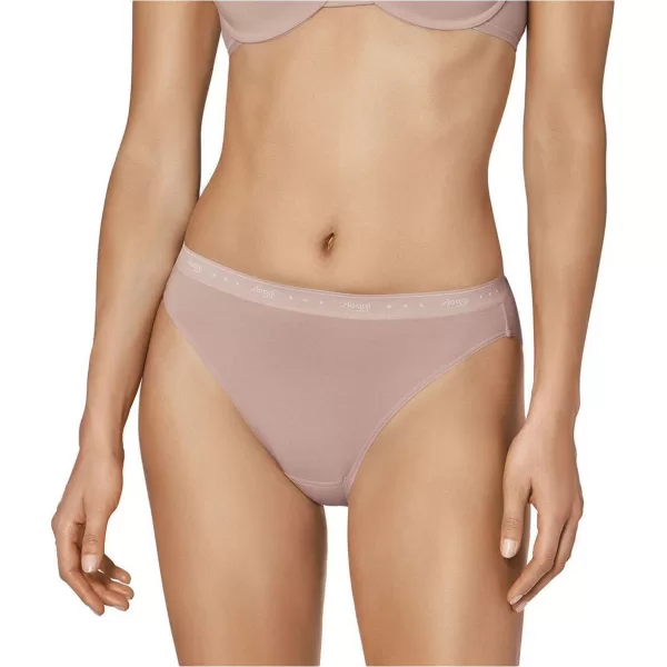 Sloggi 100 Tai Γυναικείο Βαμβακερό Εσώρουχο Μαρόν μπέζ 10198073 1321/DQ