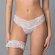 Milena By Paris Νυφικό Γυναικείο String Bride με Δαντέλα Ιβουάρ και Ασημένιο Ιριδίζον Bride 007662