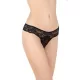 Milena By Paris G-String Γυναικείο Μαύρο Sexy String με λάστιχα στο πίσω μέρος 007613Β Milena By Paris G-String Γυναικείο Μαύρο Sexy String με λάστιχα στο πίσω μέρος 007613Β
