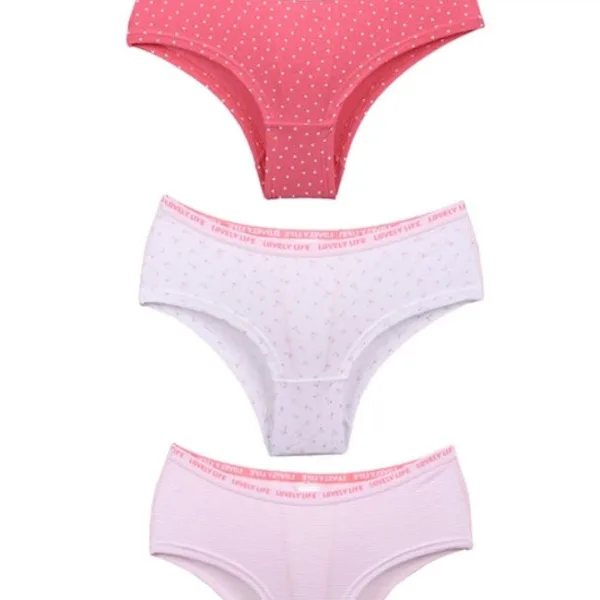 Tress Βαμβακερό Σλιπ για Κορίτσια Σετ 3 τεμ. 42672907 Ροζ
