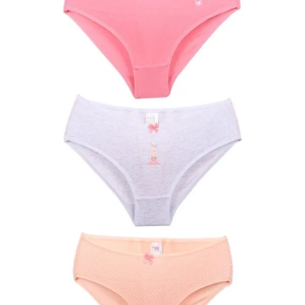 Tress Βαμβακερό Σλιπ για Κορίτσια Σετ 3 τεμ.42672908 Multicolour
