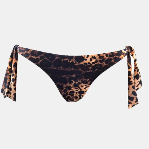 Rock Club Γυναικείο Λεοπάρ Brazil με Κορδόνια Μαγιό BP3077 Side Tie Animal