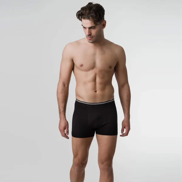 Berrak Hipster Ανδρικό Βαμβακερό Μπόξερ Μαύρο 1097