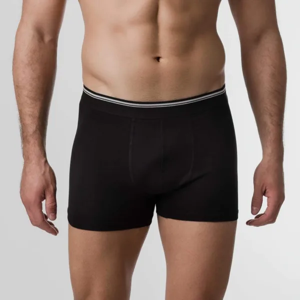 Berrak Hipster Ανδρικό Βαμβακερό Μπόξερ Μαύρο 1097