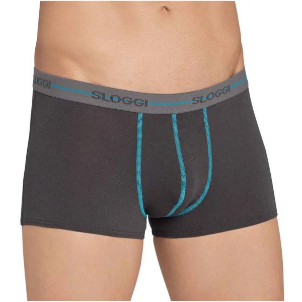 Sloggi Start Hipster Ανδρικά Μπόξερ 2 τεμ Ανθρακί 10050545 M003/T5