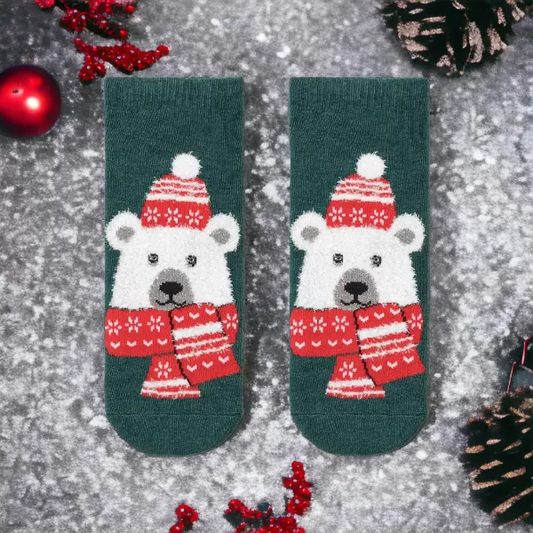 Conte Women's Socks New Year Γυναικείες Χριστουγεννιάτικες Κάλτσες Αρκουδάκι Κυπαρισσί 36-39 19C-67C Conte Women's Socks New Year Γυναικείες Χριστουγεννιάτικες Κάλτσες Αρκουδάκι Κυπαρισσί 36-39 19C-67C