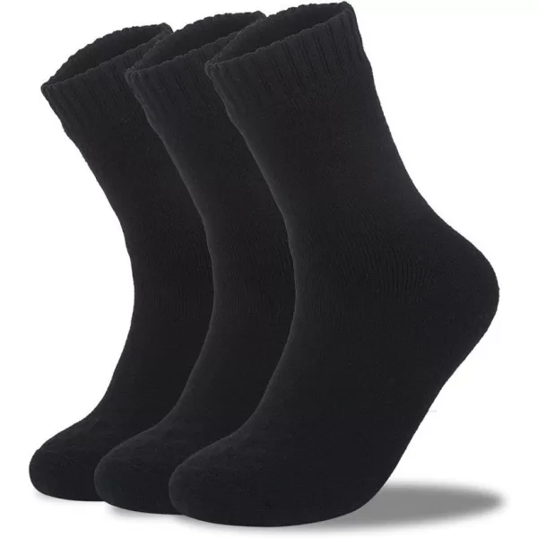 Thermal Men Sport Socks Ανδρικές Κάλτσες Ισοθερμικές Μαύρες 3τεμ PTG-04