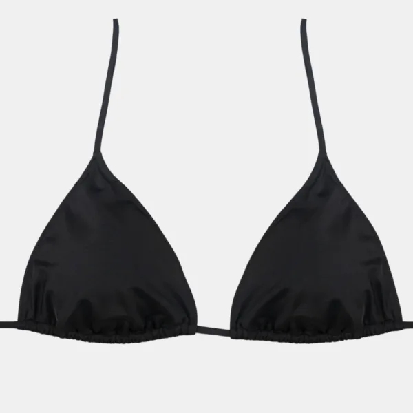 Rock Club Γυναικείο Μαγιό Top τριγωνάκι για μεγάλο στήθος Μαύρο Γκλίτερ Black BP1600 Mix & Match