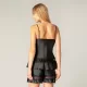 Milena by Paris Γυναικείο Σετ Babydoll Lingerie Πιτζάμα Σατέν Κυπαρισσι - Dark Green 004175 Milena by Paris Γυναικείο Σετ Babydoll Lingerie Πιτζάμα Σατέν Κυπαρισσι - Dark Green 004175