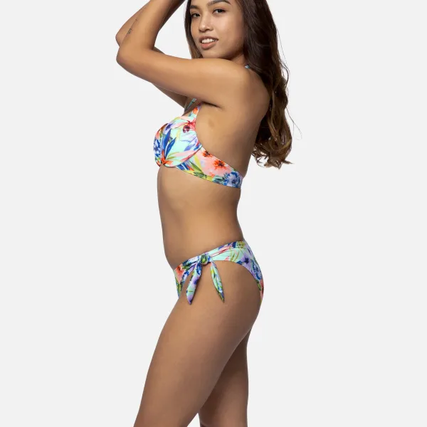 Dorina Γυναικείο Μαγιό Δετό σλίπ Bikini  Floral διάφορα χρώματα D001779MI010-WH0016 Balabio Island