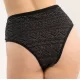 Dorina Corfu Crochet Brief Ψηλόμεσο Σλίπ Μαγιό Μαύρο D02074S-V00 Dorina Corfu Crochet Brief Ψηλόμεσο Σλίπ Μαγιό Μαύρο D02074S-V00