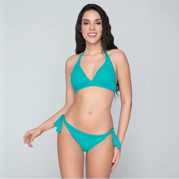 Luna Γυναικείο Δετό Σλιπ Μαγιό Τυρκουάζ Mix & Match  91928 BLUE SENSE Side Tie