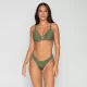 Luna Scarlet Bikini High Leg Σλίπ Χακί 93796