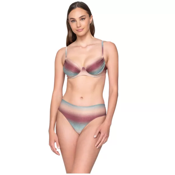 Luna Lurex Bikini Ψηλόμεσο Σλίπ Μαγιό Ombre Ρόζ 94066 Luna Lurex Bikini Ψηλόμεσο Σλίπ Μαγιό Ombre Ρόζ 94066