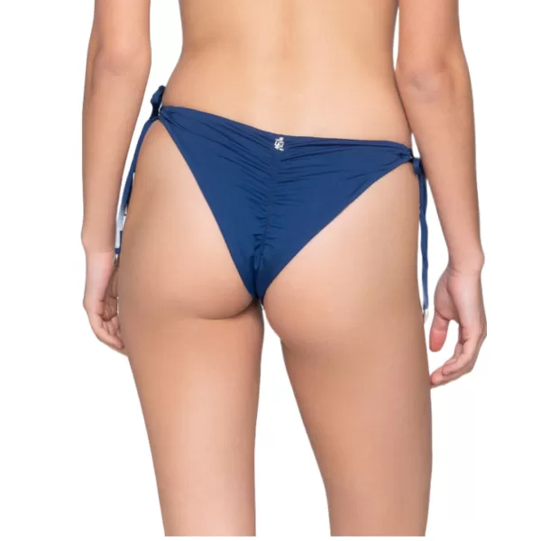 Luna Γυναικείο Bikini Brazil Σλίπ Lifting εφέ και Κορδόνια Μπλέ Σκούρο 94123 Luna Γυναικείο Bikini Brazil Σλίπ Lifting εφέ και Κορδόνια Μπλέ Σκούρο 94123