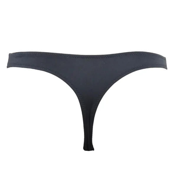 Rock Club Γυναικείο Μαγιό Στρίνγκ String Μαύρο BP3061