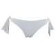Rock Club Γυναικείο Μαγιό Λύκρα Brazil Δετό Λευκό BP1090 Side Tie 