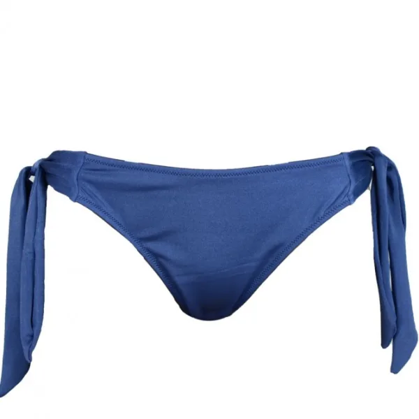 Rock Club Γυναικείο Μαγιό  Σλίπ δετό κανονική εφαρμογή Σκούρο Μπλέ Λαμπερό BP3156