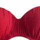 Modern Ocean Γυναικείο Strapless κόκκινο push up με ενίσχυση & αφαρούμενες τιράντες 5036 Red