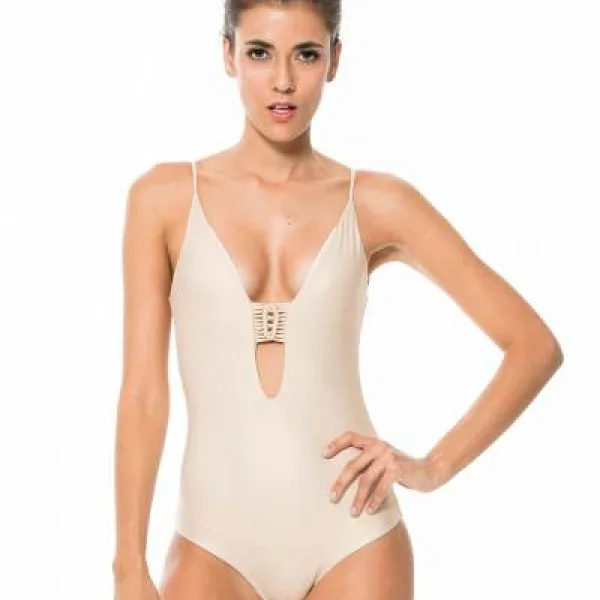 MALAI Swimsuit Ολόσωμο Χρυσαφί OP0061