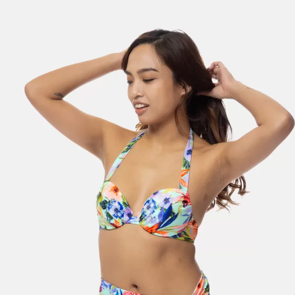 Dorina Bikini Push Up Top Floral D001729MI010-WH0016 Dorina Bikini Push Up Top Floral D001729MI010-WH0016