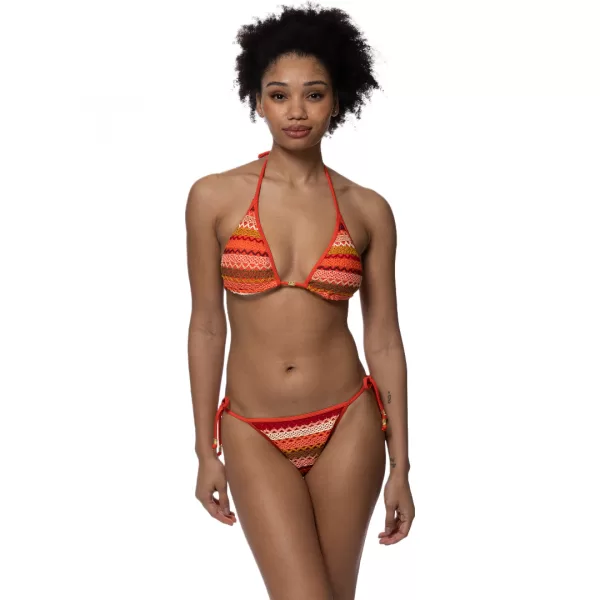 Dorina Bikini Σλίπ Μαγιό Δετό Πορτοκαλί Πλεκτό με Κέντημα D001784PK012-CO0018 Dorina Bikini Σλίπ Μαγιό Δετό Πορτοκαλί Πλεκτό με Κέντημα D001784PK012-CO0018