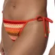 Dorina Bikini Σλίπ Μαγιό Δετό Πορτοκαλί Πλεκτό με Κέντημα D001784PK012-CO0018 Dorina Bikini Σλίπ Μαγιό Δετό Πορτοκαλί Πλεκτό με Κέντημα D001784PK012-CO0018