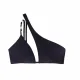 Dorina Bikini Μαύρο Τριγωνάκι Μπουστάκι με Χρυσό Charm Ασύμμετρο D001773MI010-BK0001 Ibadan