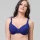 Luna Blue Sense Γυναικείο Σουτιέν Μαγιό Βalconette Χωρίς Ενίσχυση για Μεγάλo Στήθος Μπλέ 91927 