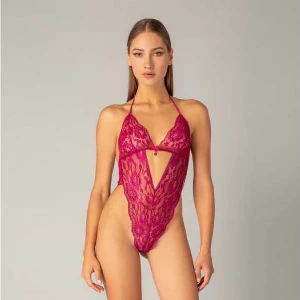 Milena by Paris Γυναικείο Κόκκινο Sexy Κορμάκι Body Brazil 002453 Milena by Paris Γυναικείο Κόκκινο Sexy Κορμάκι Body Brazil 002453