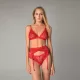 Milena by Paris Γυναικείες Κόκκινες Ζαρτιέρες με Δαντέλα 005353 Suspender from Lace Milena by Paris Γυναικείες Κόκκινες Ζαρτιέρες με Δαντέλα 005353 Suspender from Lace