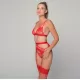 Milena by Paris Γυναικείες sexy Κόκκινες Ζαρτιέρες με δίχτυ και δαντέλα 005405 Suspender Lace Milena by Paris Γυναικείες sexy Κόκκινες Ζαρτιέρες με δίχτυ και δαντέλα 005405 Suspender Lace