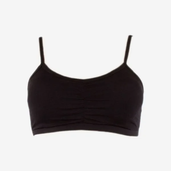 Biyo Βαμβακερό Σουτιέν Μπουστάκι Εφηβικό Μαύρο 119