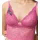 Triumph Γυναικείο Bralette με Λουλούδια Ρόζ Δαντέλα 10214454-00YK Amourette Charm Summer Bustier