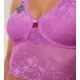 Triumph Γυναικείο Bralette με Λουλούδια Ρόζ Δαντέλα 10214454-00YK Amourette Charm Summer Bustier