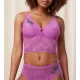 Triumph Γυναικείο Bralette με Λουλούδια Ρόζ Δαντέλα 10214454-00YK Amourette Charm Summer Bustier