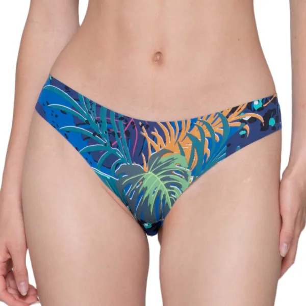 Luna Γυναικείο Εσώρουχο Laser Cut Brazil Χωρίς Ραφές Εμπριμέ Φύλλα Every.wear 25100