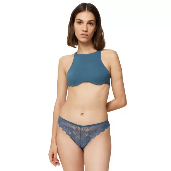 Triumph Tempting Lace Brazilian String Σλιπ Brazil Δαντέλα Μπλέ 10182559-6749